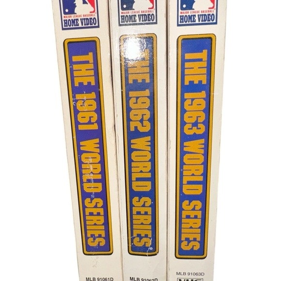 MLB Home VHS World Series Collection - 1961, 1962 and 1963 - Picture 2 of 6